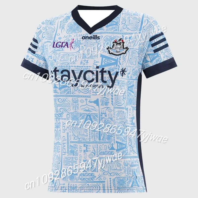 

2025 New Dublin GAA Men'S Women's Training Jersey Plus Size Quick Drying Breathable Sportswear Outdoor children T-Shirt Top