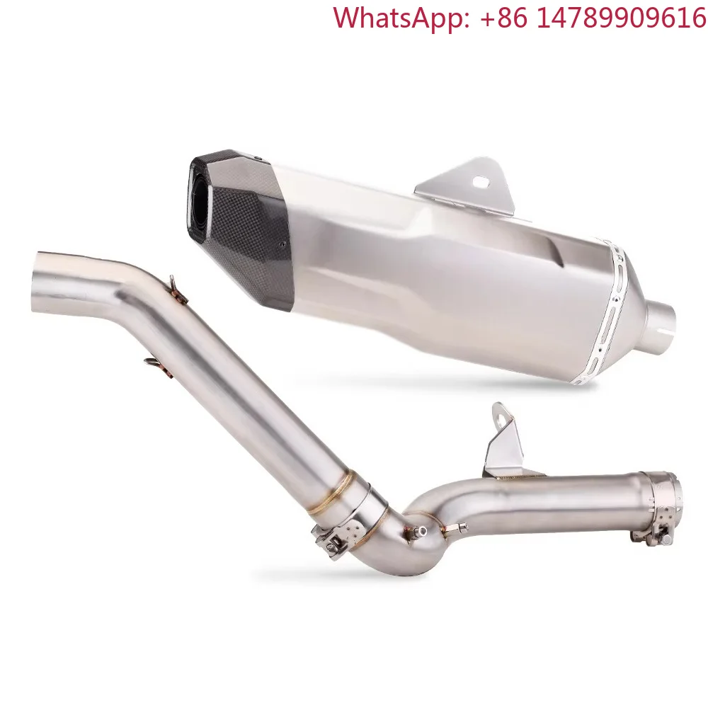 48Carbon Fiber Motorcycle Exhaust Muffler, Universal 51mm Inlet Slip-On With DB Killer, Racing Style Pipe For Off-Road VehicleM