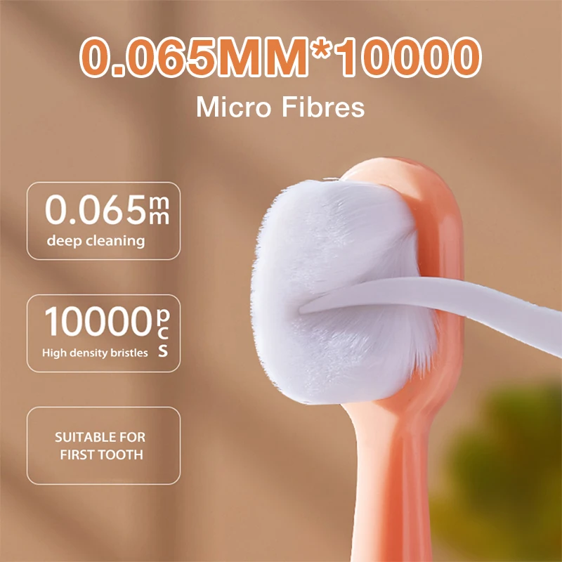 Dr.isla Cute Children Soft Bristle Toothbrush High Density Brush Wire Does Not Damage Gums for Children Aged 3-6