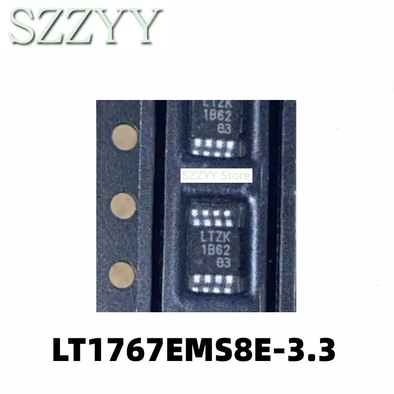 5PCS LT1767EMS8E-3.3 Screen printed LTZK MSOP8 pin mount fixed step-down switch regulator chip