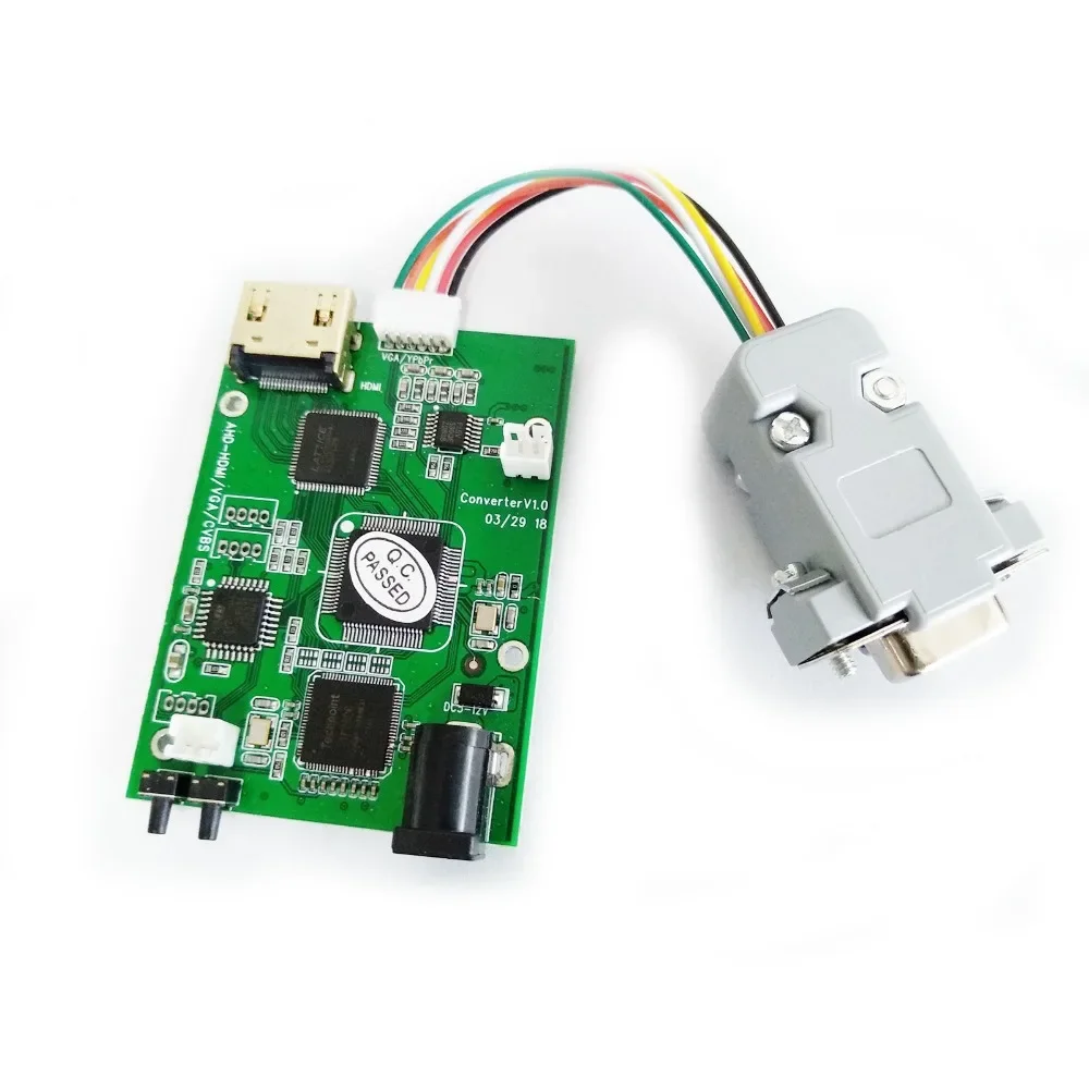 Video Converter Board AHD41 HD Video Signal Coverter AHD CVI TVI CVBS To HDMI VGA Converter Module 1080P Video Board