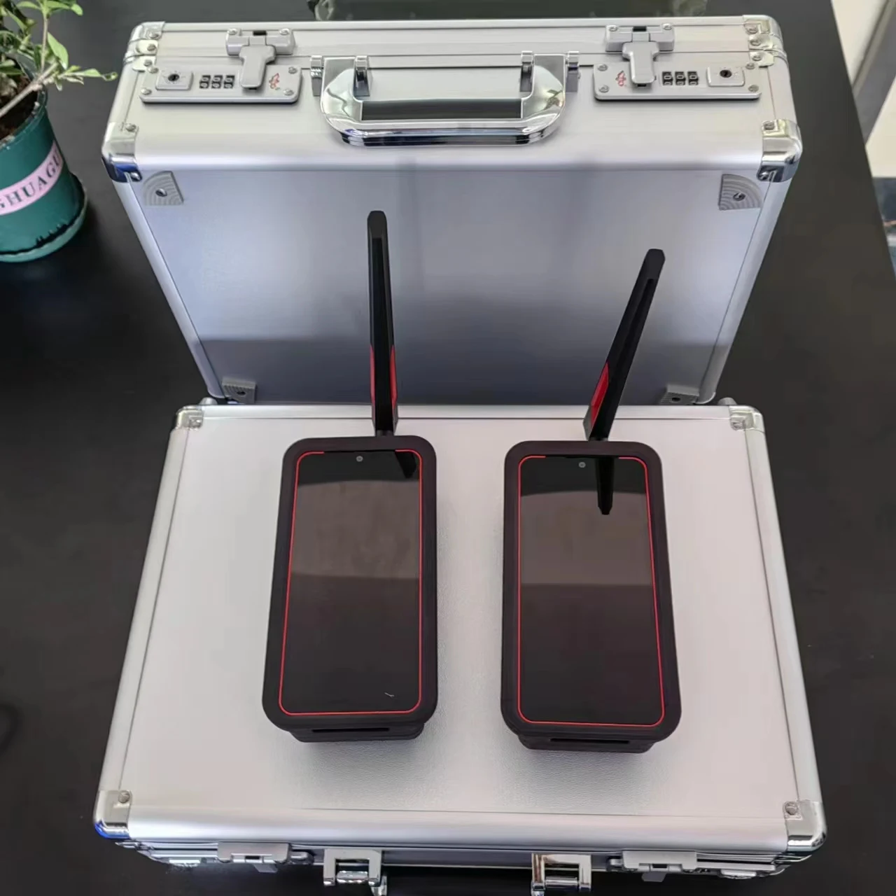 Detector de Dron de mano con identificación remota, de alta precisión Drone1.5KM, detección y posición, advertencia temprana de objetivo y piloto UAV