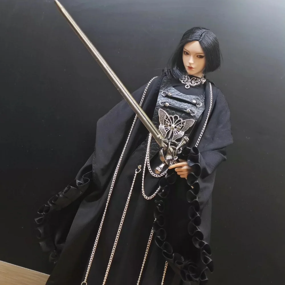 

[Без тела] Женский плащ-воин в масштабе 1/6, комплект одежды, аксессуары с мечом для 12-дюймовой экшн-фигурки, модель игрушки