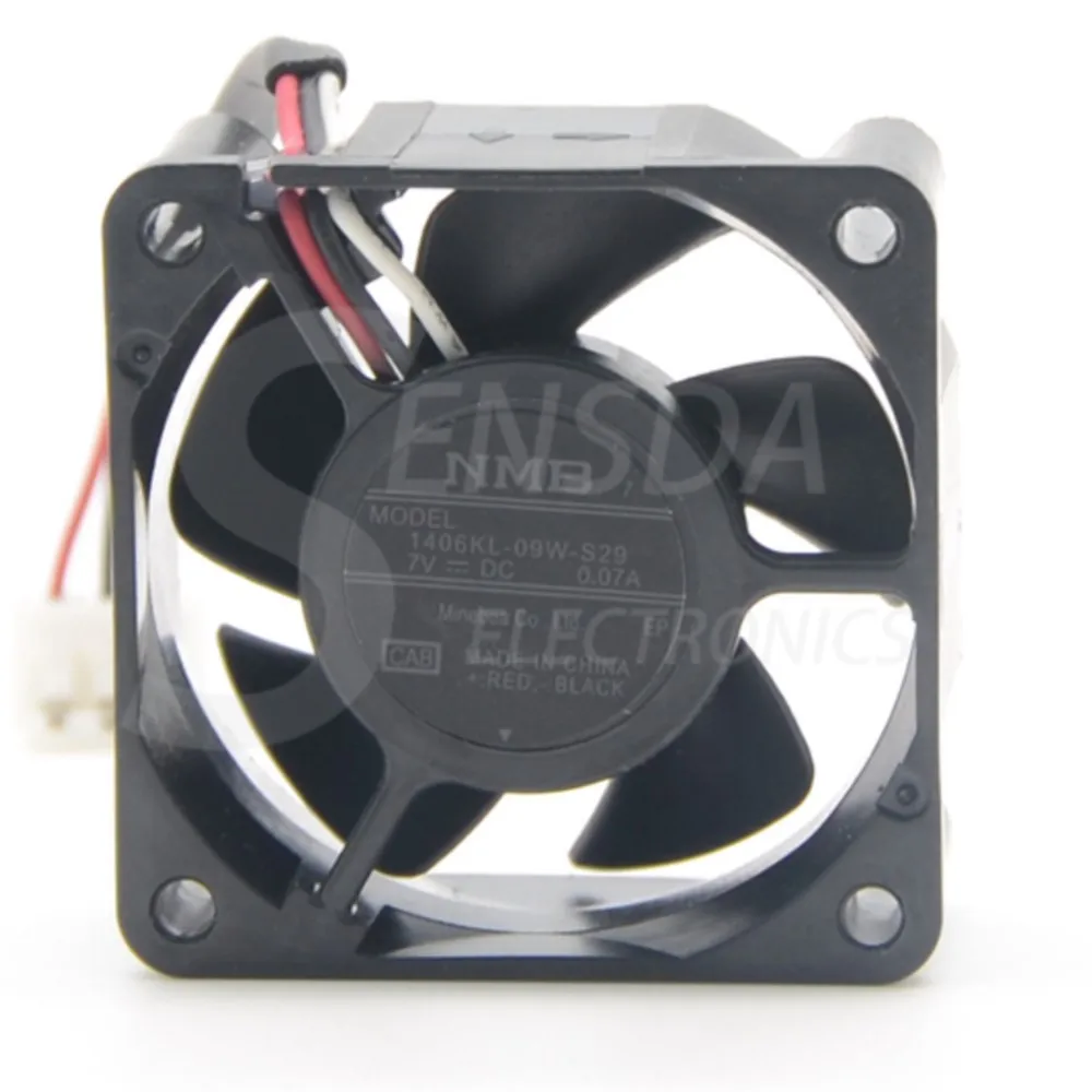 For NMB  1406KL-09W-S29 3.5CM 3515 35mm DC 7V 0.07A 3-pin small micro axial cooling fan