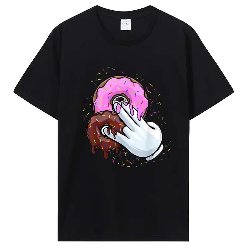 Funny 2 In The Pink I Donut Sex instruction Humor Jokes Graphic Cotton Short Sleeve BirthdayGift lnformal heavyweight style tops