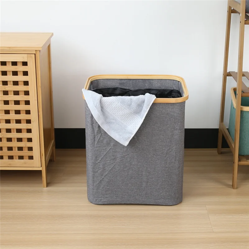 

Laundry Basket Removable Bag Tall Waterproof Laundry Hampers Fit For Laundry Room Bedroom B
