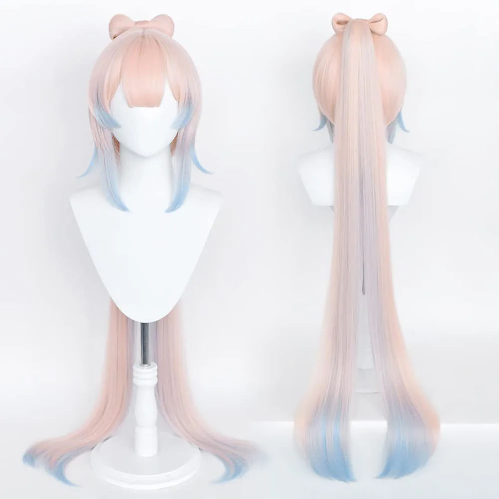 

Genshin Impact Kokomi, Xinghai, Coral Palace, Cosplay Wig, Detachable Bow-shaped Style