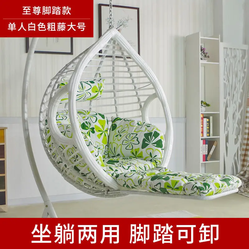 Hammock rattan hanging chair cradle hammock balcony swinging indoor lazy chair