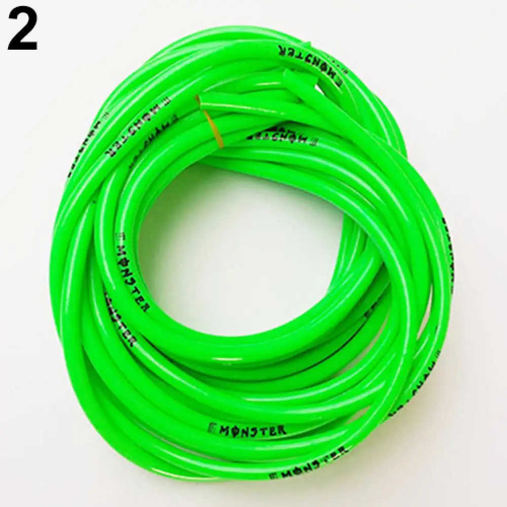 1M Petrol Fuel Hose Gas Oil Pipe 5mm I/D 8mm O/D Tube High Temperature Resistant Pipe Rubber Fuel Line Hose Tube For Pit Bike