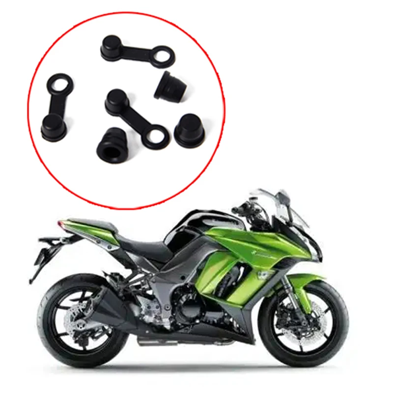 New 3Pcs Brake Caliper Bleeder Screw Cap Pump Dust Cover Cap Rubber Dust Cover Dustproof For Motorcycle Car Grease Zerk Fitting