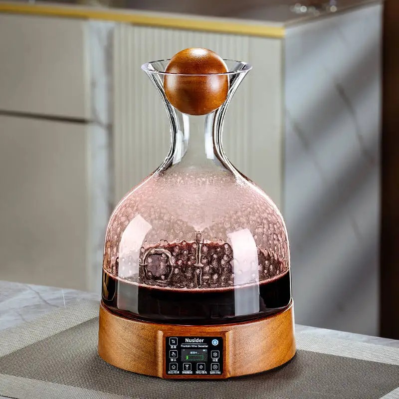 High-end electric red wine decanter household light luxury crystal glass wine quick atomization wine dispenser tool