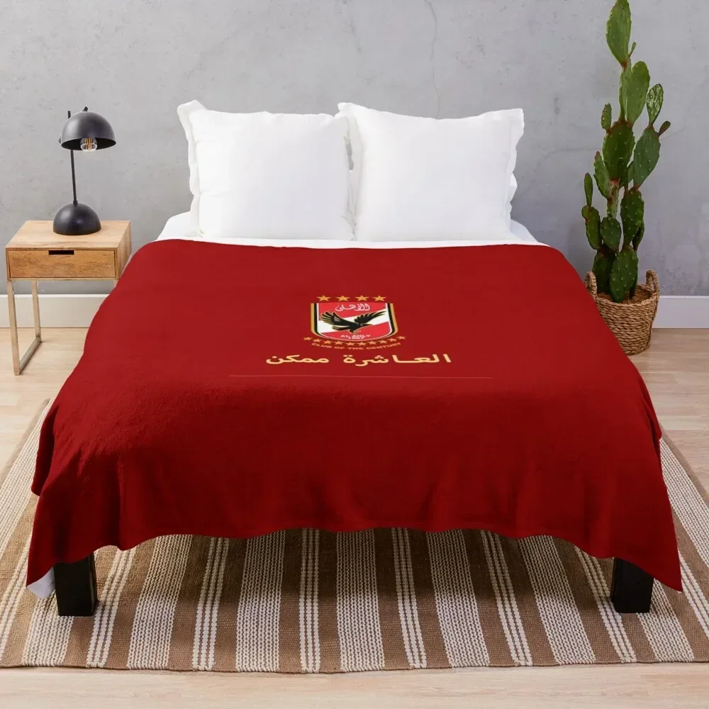 

Al Ahly Al3ashra Throw Blanket Luxurious Soft Fuzzy Blanket for Sofa Bed