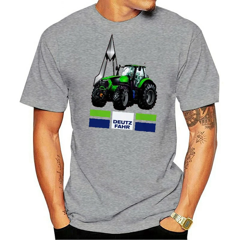 Deutz Fahr Tractor Men's White T Shirt  Newest Fashion