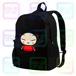 Pucca Love Garu Cute Korean Cartoon Show Kawaii Large Capacity Backpack Print Creative Personalised Bags For Travel