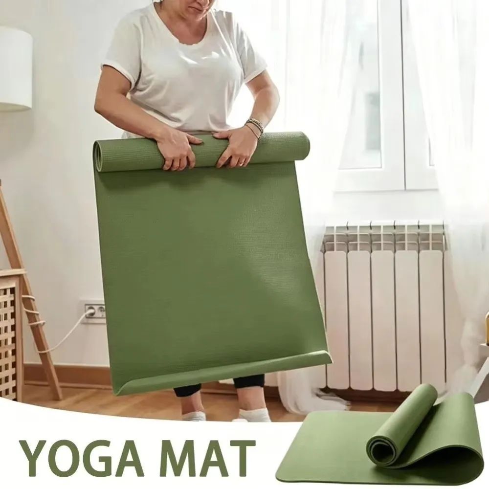 Multi-purpose 180×50cm Exercise Fitness Mat EVA 6mm Thick Pilates Mat Non-Slip Yoga Mat Floor Exercises