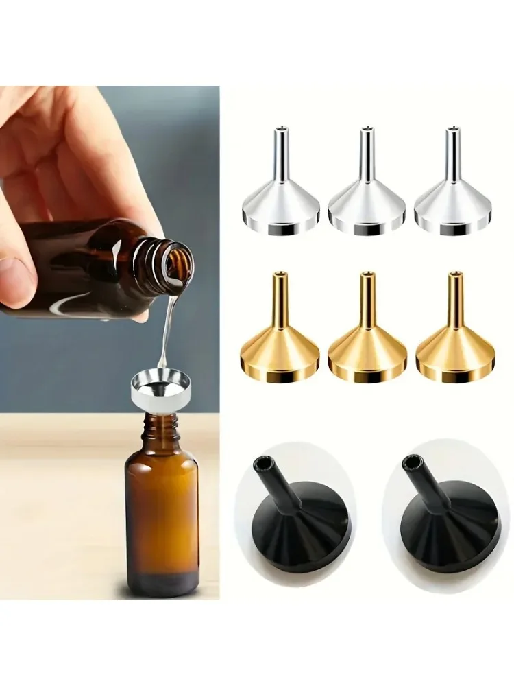 Entonnoir de bouteille de parfum rechargeable, Mini bouteille de voyage de parfum rechargeable, distributeur de parfum à remplissage inférieur, 1/3/5/10 pièces