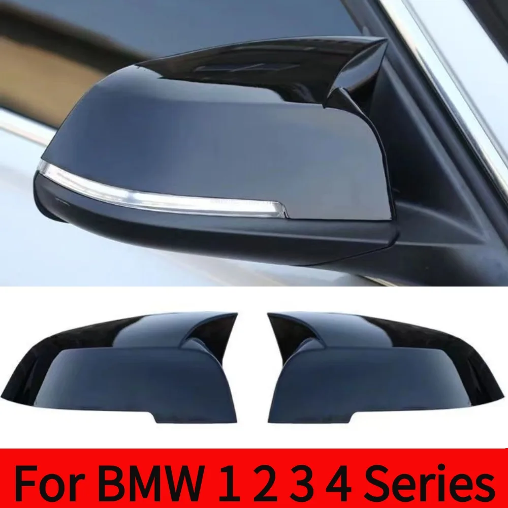 For BMW 1 2 3 4 Series F20 F22 F23 F30 F31 F32 F33 F34 F36 2012 - UP Look Replacement style Glossy Black Carbon Fiber Mirror Cov