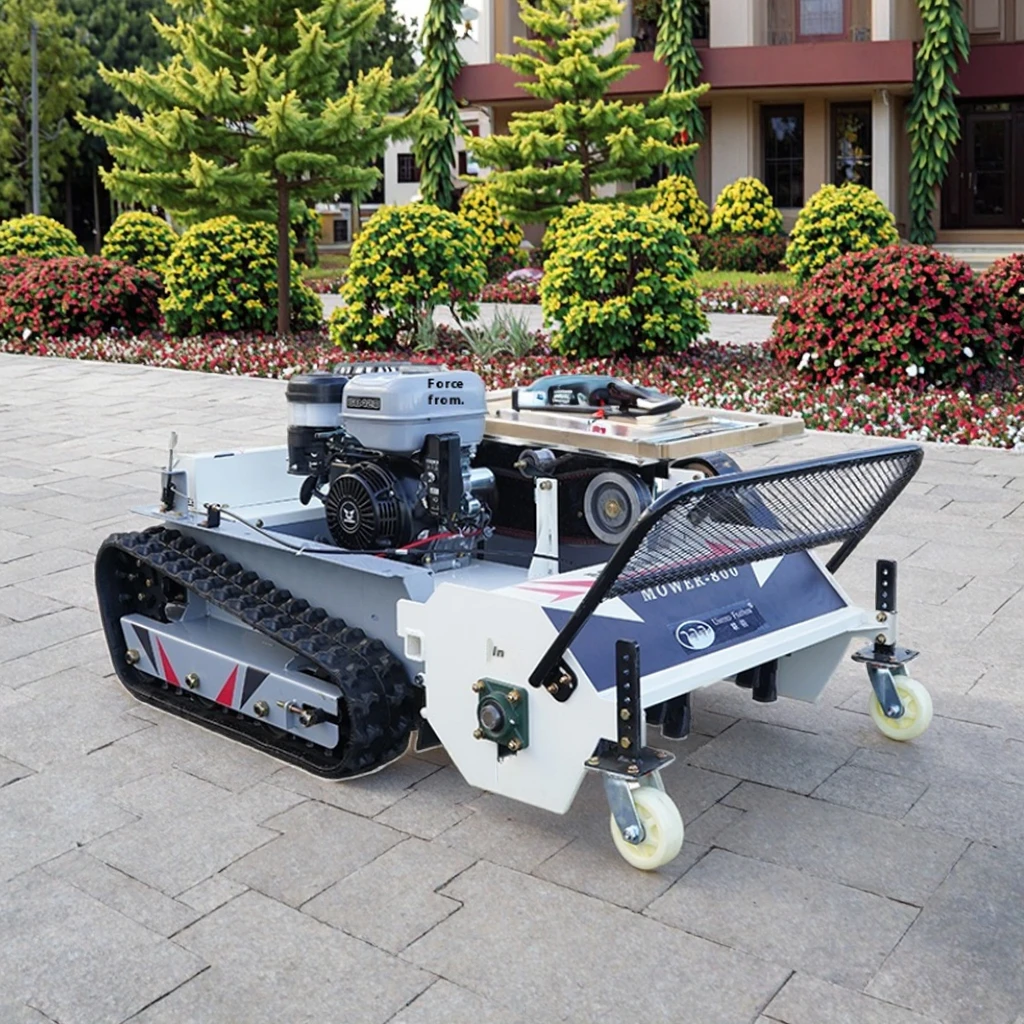 Factory Direct High-Horsepower 196cc 4-Stroke 24V Electric-Mower | Intelligent Remote Control All-Terrain Lawn Mower