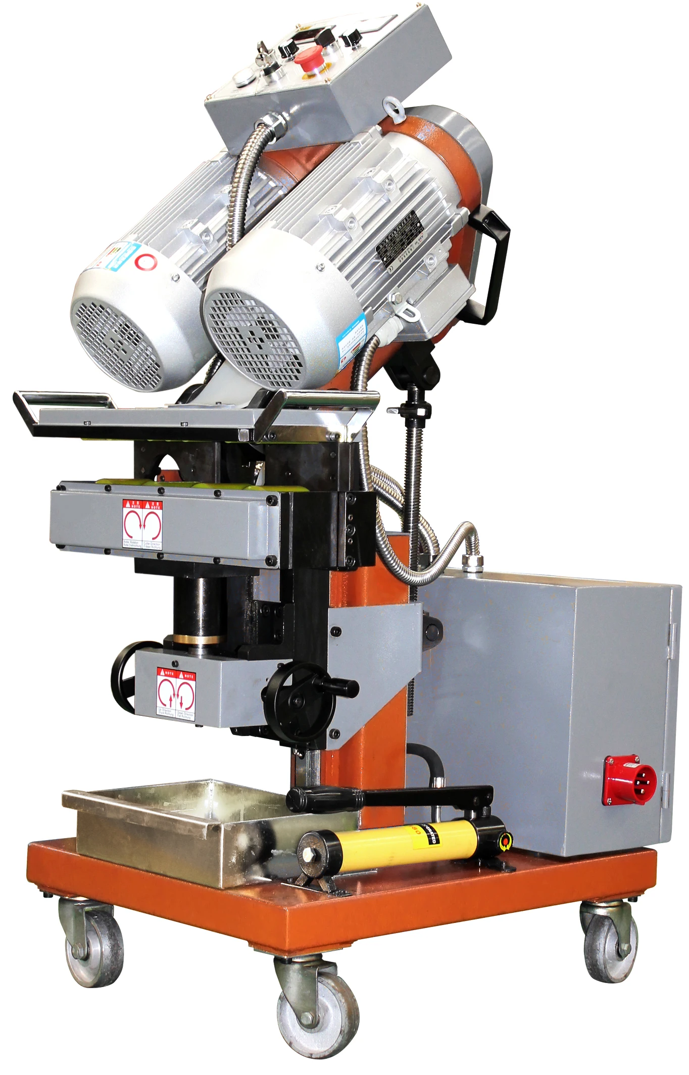 آلة الشطب المعدنية الكهربائية القوية PB-80، لوحة سميكة Beveler للبناء