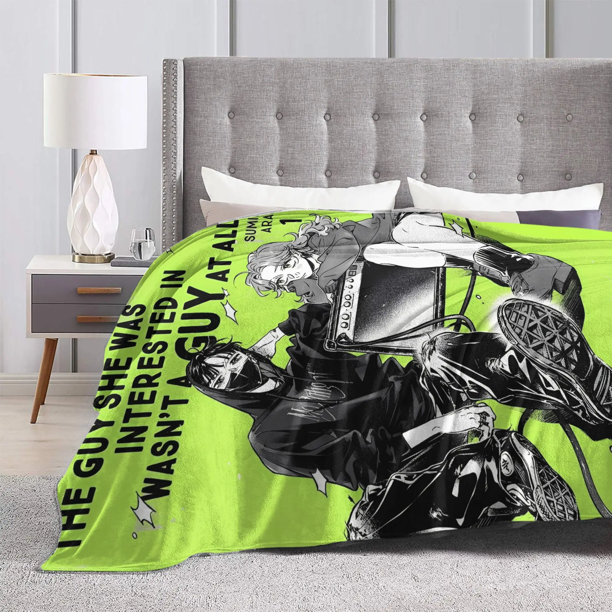 مريح الرجل الذي كان اهتمامًا في لم يكن الرجل في كل بطانية أشياء غرفة الزخرفية رمي بطانية الفانيلا الناعمة للسيارة