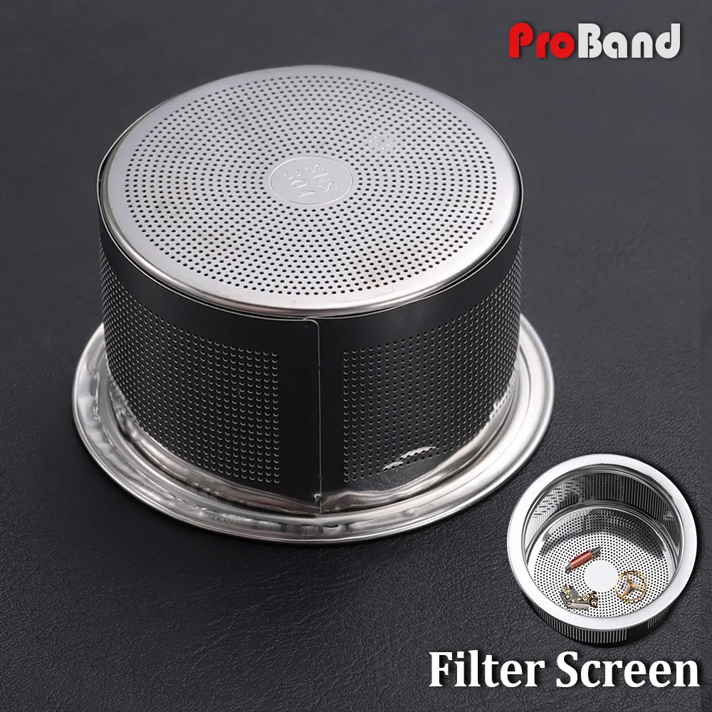 

Ultrasonic Cleaning Filter Screens 304 Stainless Steel Watch Parts Cleaner Basket Mesh Holder Tank Watch Repair Tool Accessories
