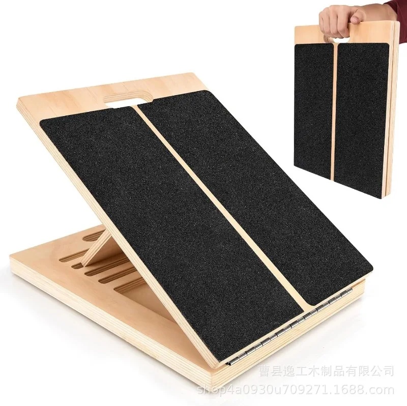 Multi‑Gear Adjustable Incline Stretch Board Calf Achilles Tendon Trainer Standing Balance Pedal Leg Workou Gym Fitness Equipment