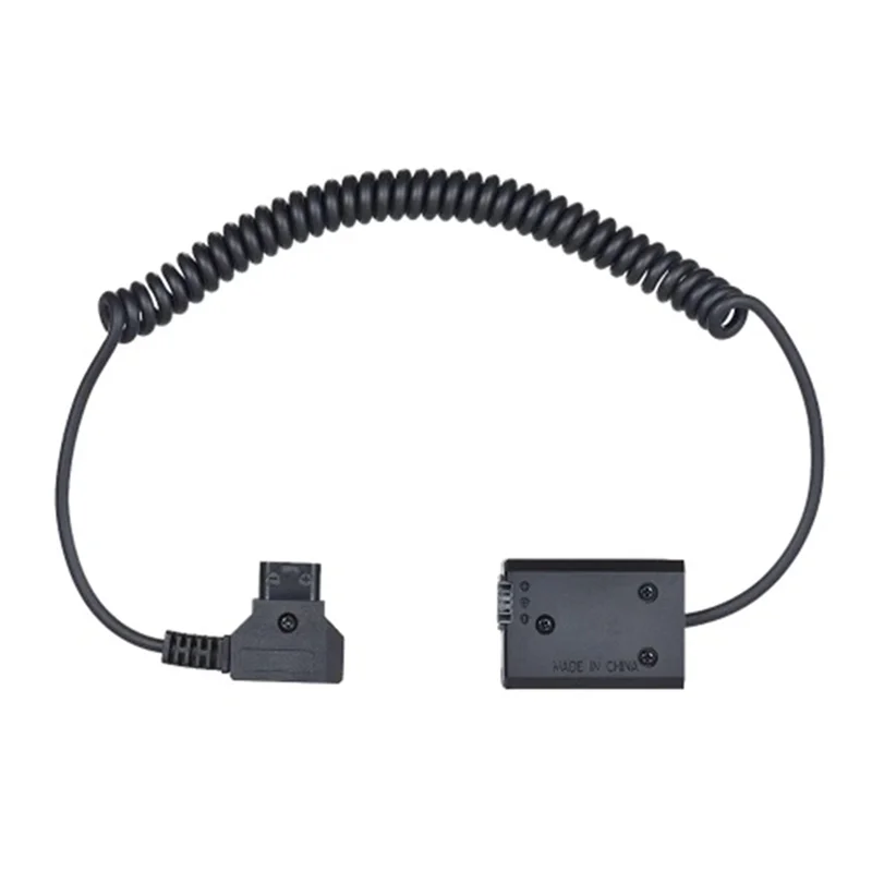 2X V-Mount / Anton Bauer D-Tap إلى NP-FW50 DC المقرنة الطاقة الدمية محول البطارية ملفوف كابل لسوني A7 A7ii A7S A7R-BCBW