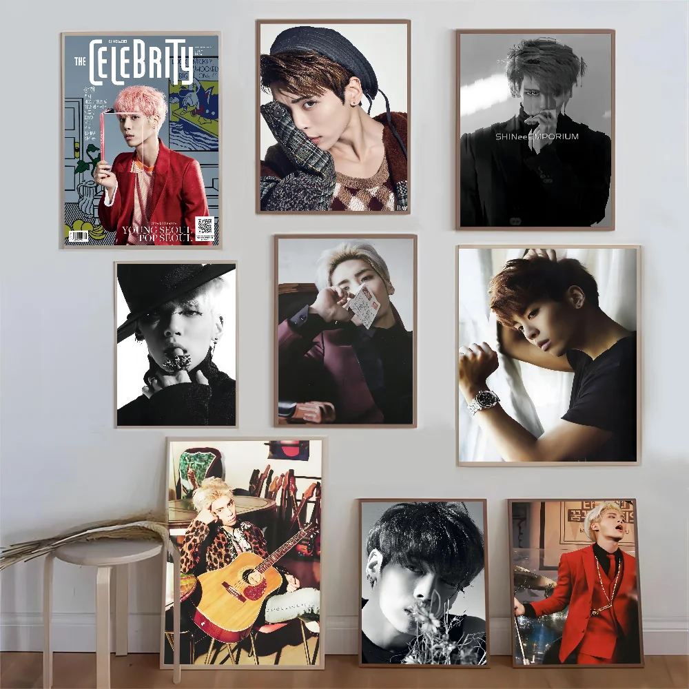 Jonghyun Vintage Posters Sticky Vintage Room Home Bar Cafe Decor Kawaii Room Decor