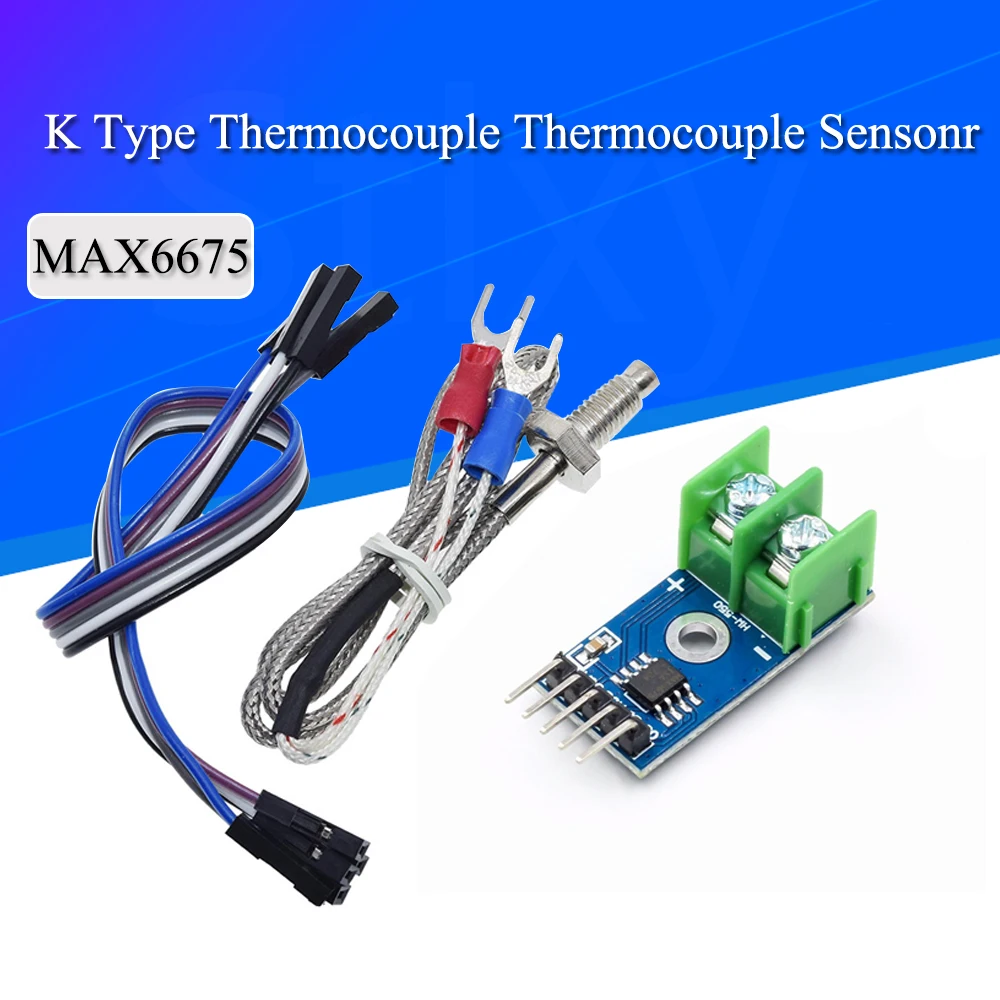 MAX6675 Module + K Type Thermocouple Thermocouple Sensor Temperature Degrees Module for Arduino