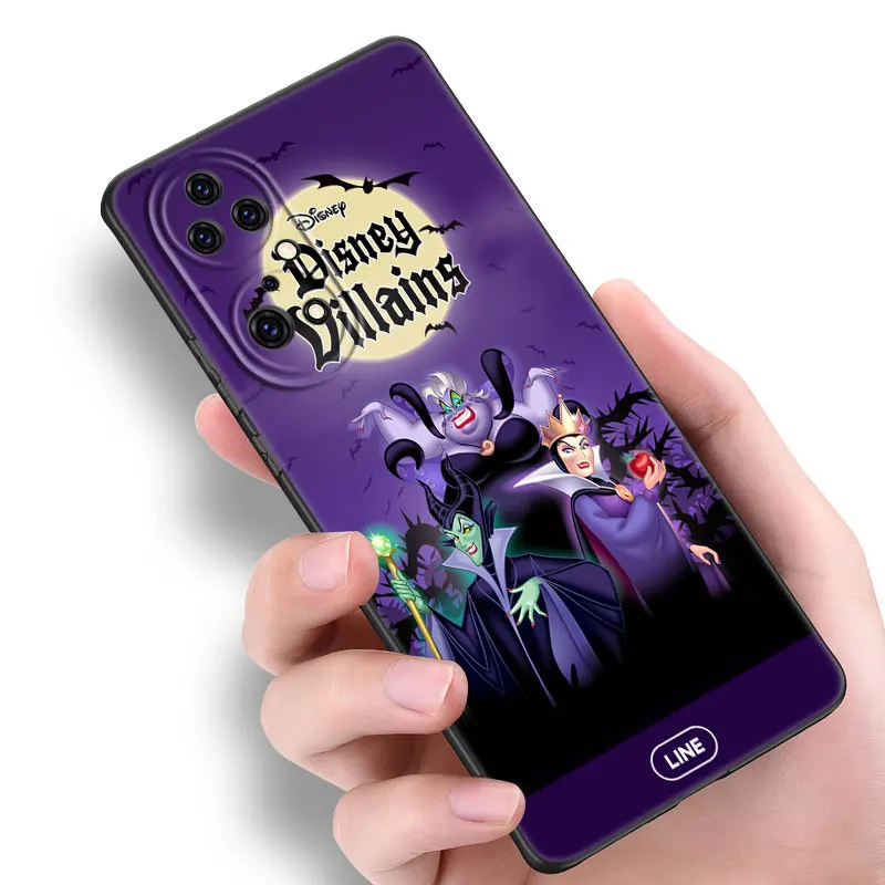 Maleficent Disney Villains Black Case For Huawei NOVA 9 8i 7i 7 SE Y60 5T Mate 40 20 10 Honor X40i 30S 70 Pro + 50 Lite Cover