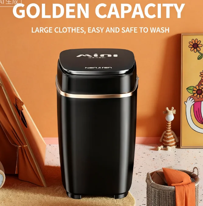 

Washing machine for infants and children, large capacity, semi-automatic pulsator