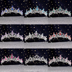 Stylish Bridal Crown Princess Tiara Crystal Baroque Pageant Crowns King Headdress Tiara Wedding Crown Luxury Hair Accessories