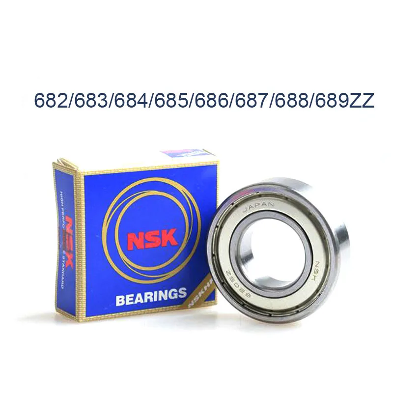 

10PCS JAPAN NSK несущий мяч DEEP GROVE несущий ABEC-9 NSK 682 683 684 685 685 686 687 688 689ZZ миниатюра несущий 베어링 подшипник