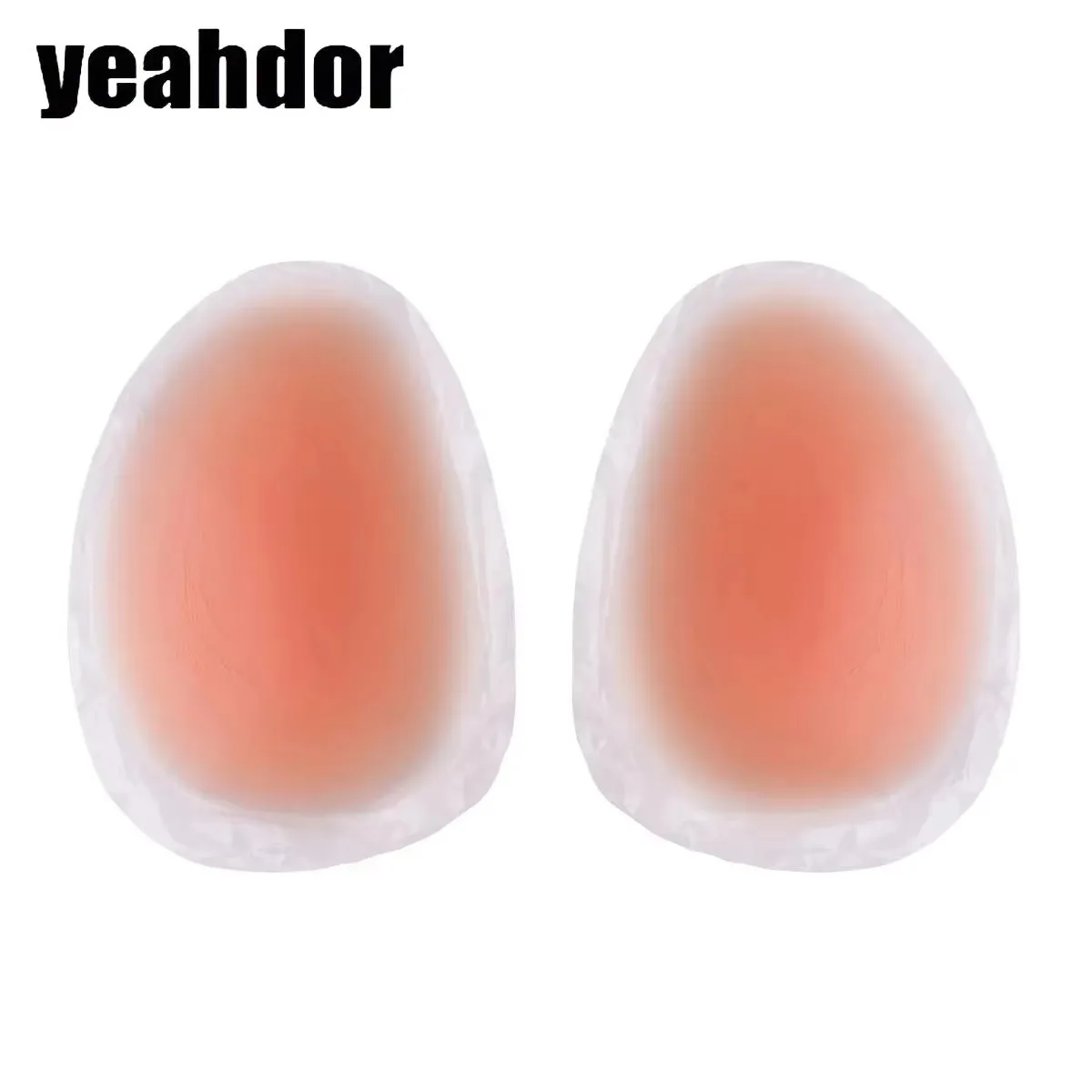 

1 пара вставок для увеличения ягодиц, удобные съемные силиконовые брифы, женские вставки пуш-ап для трусиков