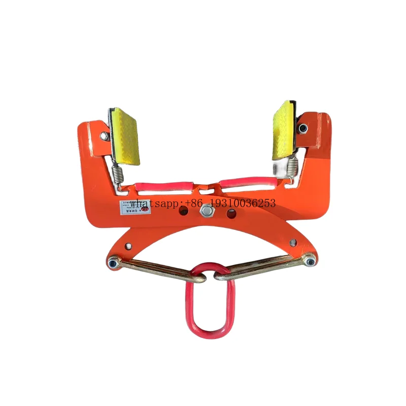 Morsetto per pallet con morsetto di sollevamento regolabile con apertura a ganascia in acciaio per metalli pesanti