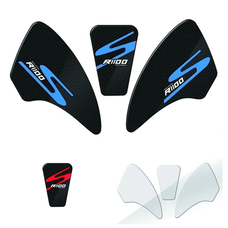 For  R1100S Motorcycle body fairing sticker Tank Pads Gas Knee Grip Traction Sticker Protector