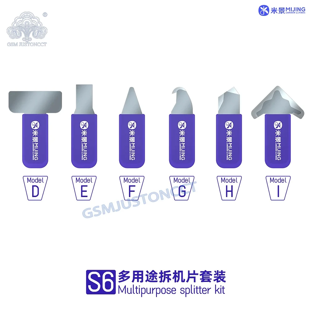 Mijing-多目的分解ブレードキット,溶接ペースト,スクレーパー,分離ツール,オープンツール,s6