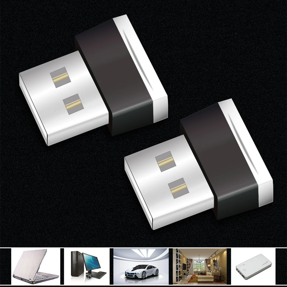 تحسين داخل سيارتك مع 6 قطع من إضاءة USB LED، تأثيرات متعددة متوفرة، سهلة التوصيل والاستخدام في أي مركبة
