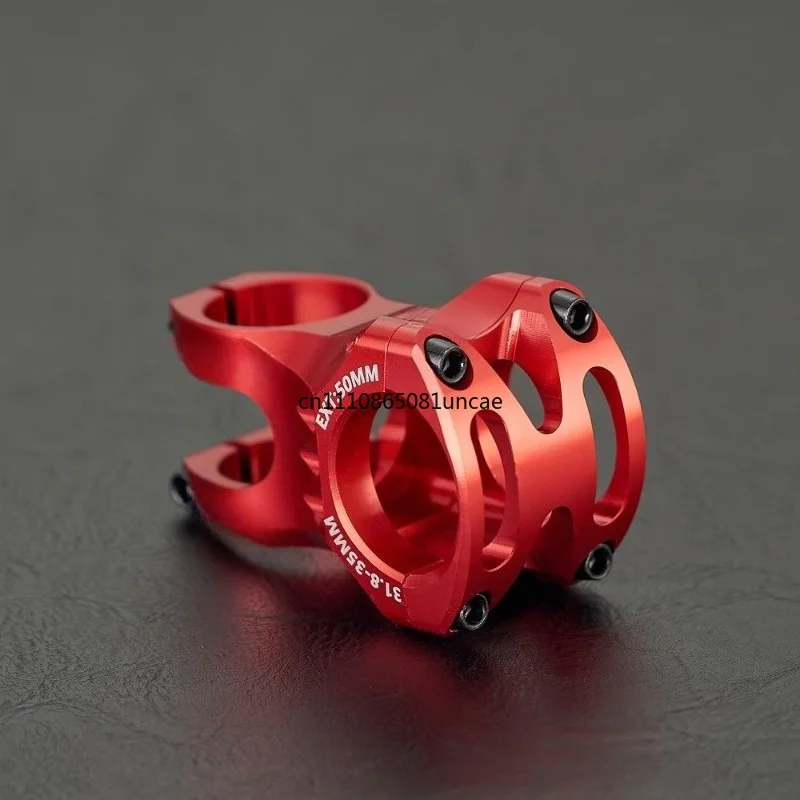CNC Ultralight Hollow Short Bike Stem 31.8*50MM Aluminum Alloy Handlebar Riser For MTB Cycling Upgrade Replacement Parts