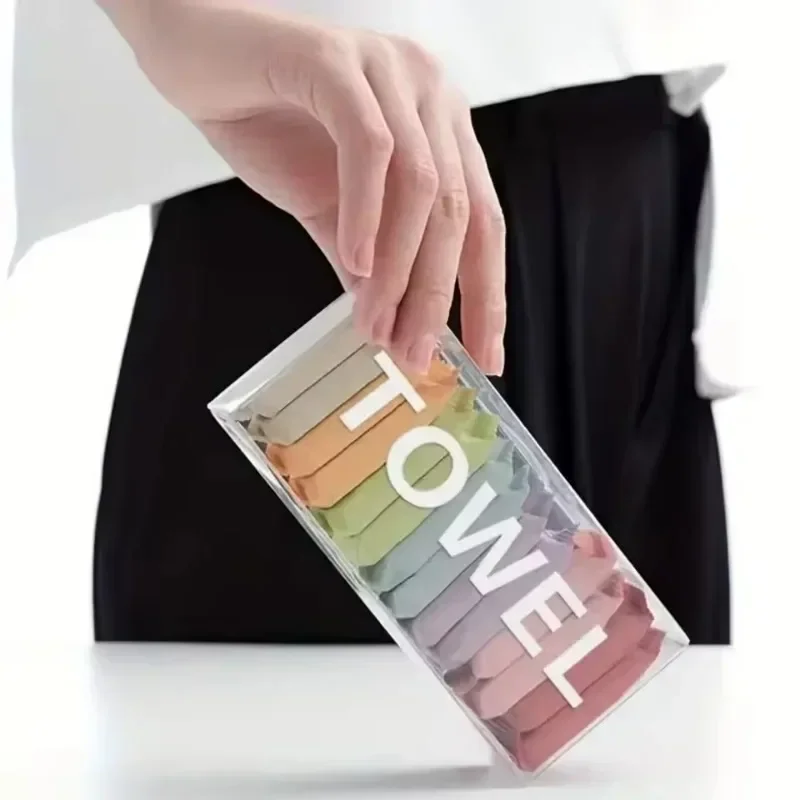 Thickened Compressed Facial Towels 14/28/42PCS Portable Cleansing Squares for Beauty And Travel Use