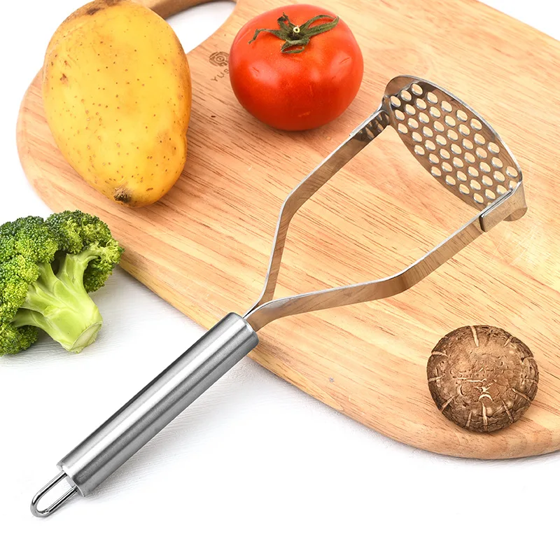 Stainless Steel Potato Mashers Ricers Masher Puree Purple Sweet Potata Pumpkin Grater Makers Tools Crusher Kitchen Acceesories