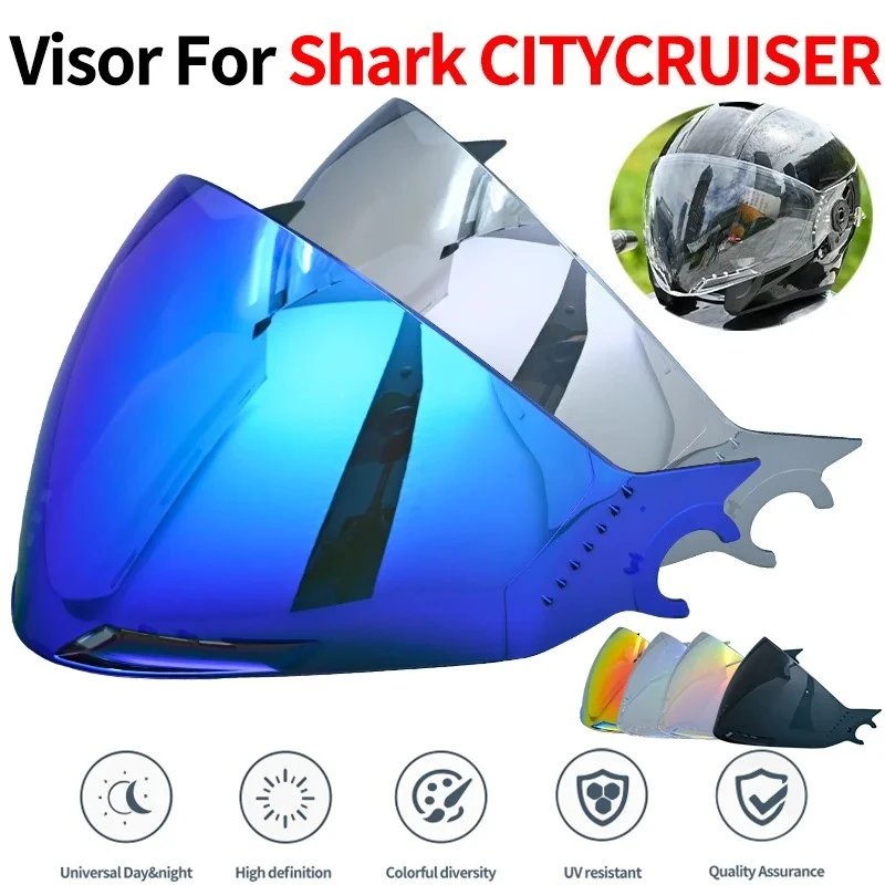CITYCRUISER シャーク シティ クルーザー用バイザー 交換用レンズ アクセサリー キャパセテ シャーク シティ クルーザー用フロントガラス バイザー ゴーグル