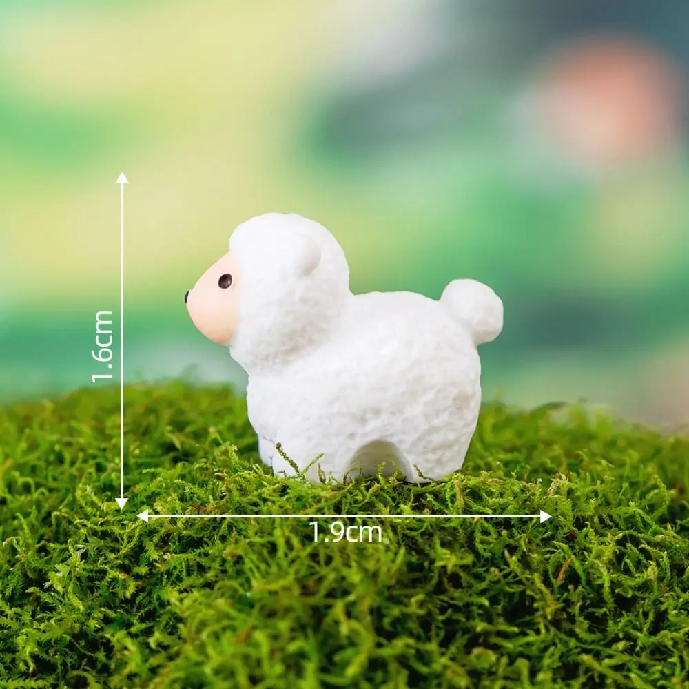 Cat Duck Sheep Squirrel Frog Turtle Animals Micro Landscape Ornaments Cute Realistic Zodiac Animals Miniatures Handmade