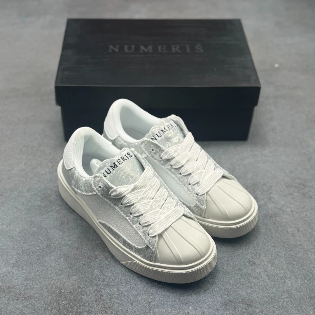 Brand Special Offer Shell Toe Casual Sneakers Unisex Color-Blocked Platform Casual Shoes Low-Top Trendy Versatile White Sneakers