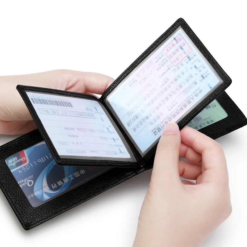 حامل رخصة القيادة بو الجلود حافظة للبطاقات لوثائق قيادة السيارة الأعمال معرف جواز السفر بطاقة المحفظة اكسسوارات تخزين السيارات