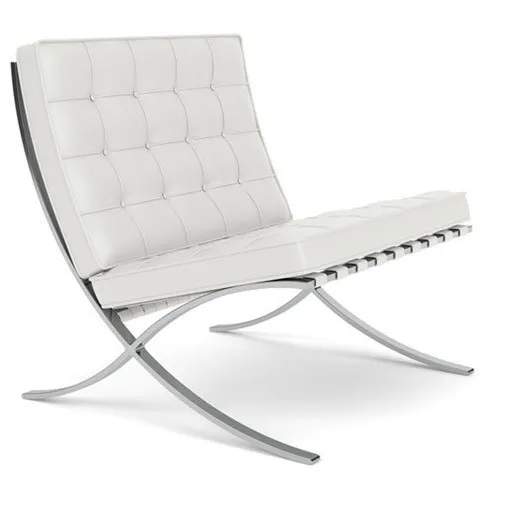 Custom Barcelona chair leather living room balcony single leisure sofa recliner
