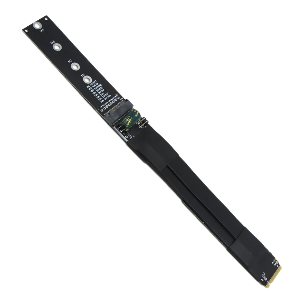 M.2 NVMe SSD Extension Cable Solid Drive Riser Card R44SF/R24SF M2 to PCI-Express 3.0 X4 PCIE 32G/bps M Key Extender