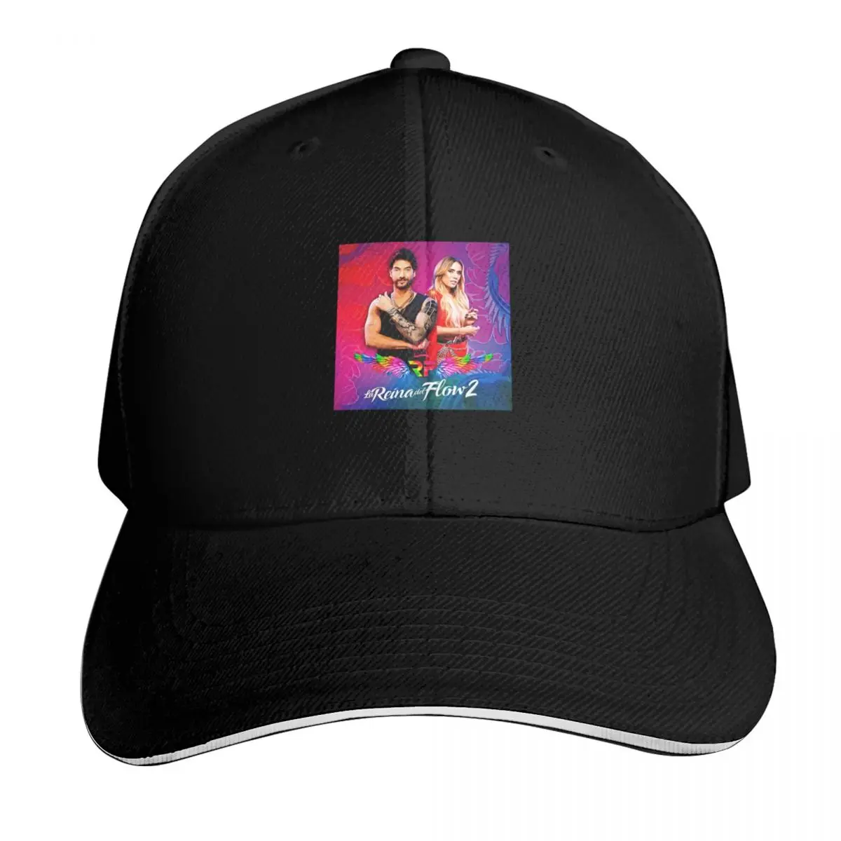 La Reina Del Flow Classic Baseball Cap Summer Beach Travel Streetwear Hip Hop Trendy Vintage Retro Embroidered