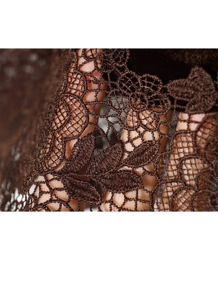 

HH Summer Woman Elegant V-Neck Lace Decoration Short Velvet Top Female Leisure Solid Backless Sleeveless Underwear Sling Top