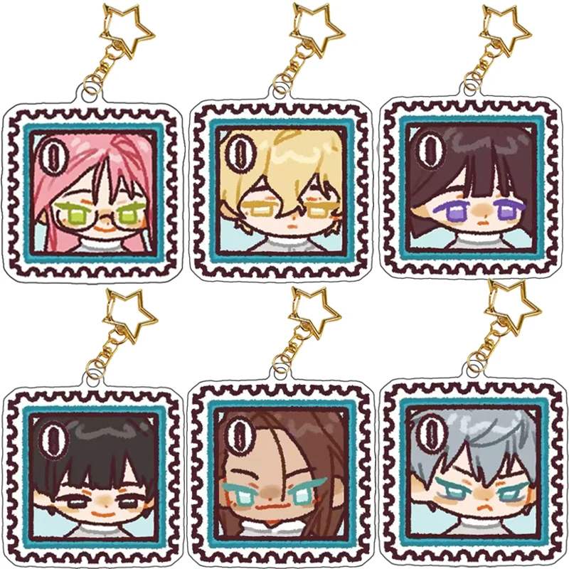 Anime ALIEN STAGE MIZI SUA TILL IVAN HYUNA LUKA porte-clés pendentif voiture porte-clés acrylique support Fans cadeaux cosplay accessoires